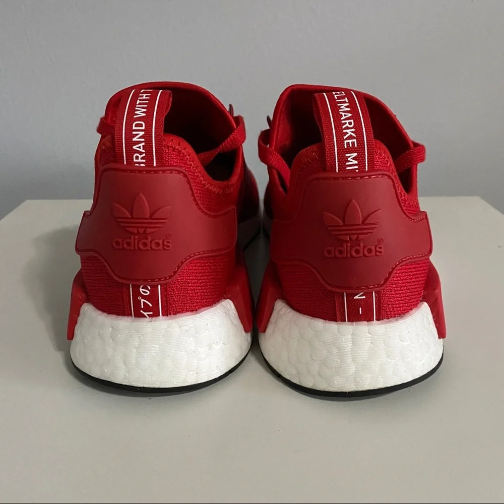 Adidas NMD_R1 “Scarlet” Sneakers Scarlet Cloud White Core Black - Picture 5 of 10